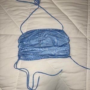 Princess Polly printed blue top